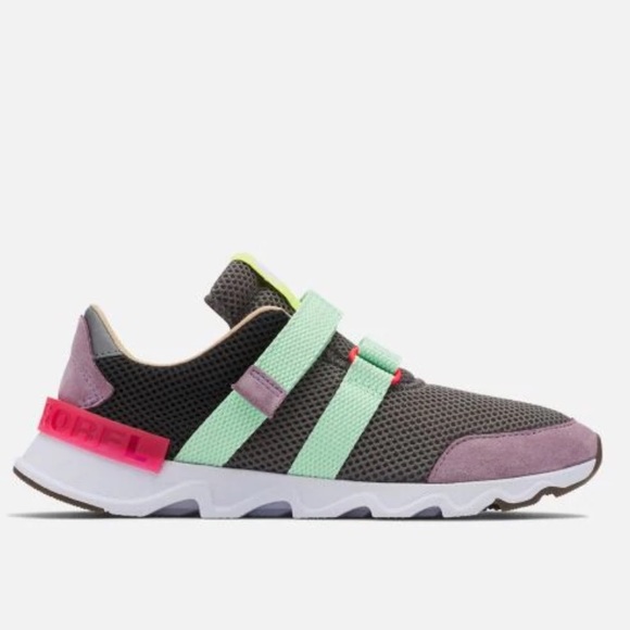 Sorel Women's Sneakers in Gray, Mint, and Purple - Picture 4 of 15